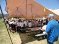 HOMELESS VETS DINE IN THE SHADE AT EBSD